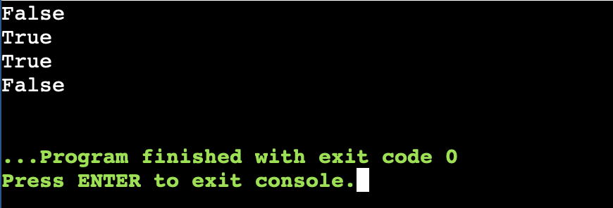 Python operators